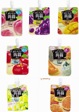 進(jìn)口低卡蒟蒻吸吸果凍