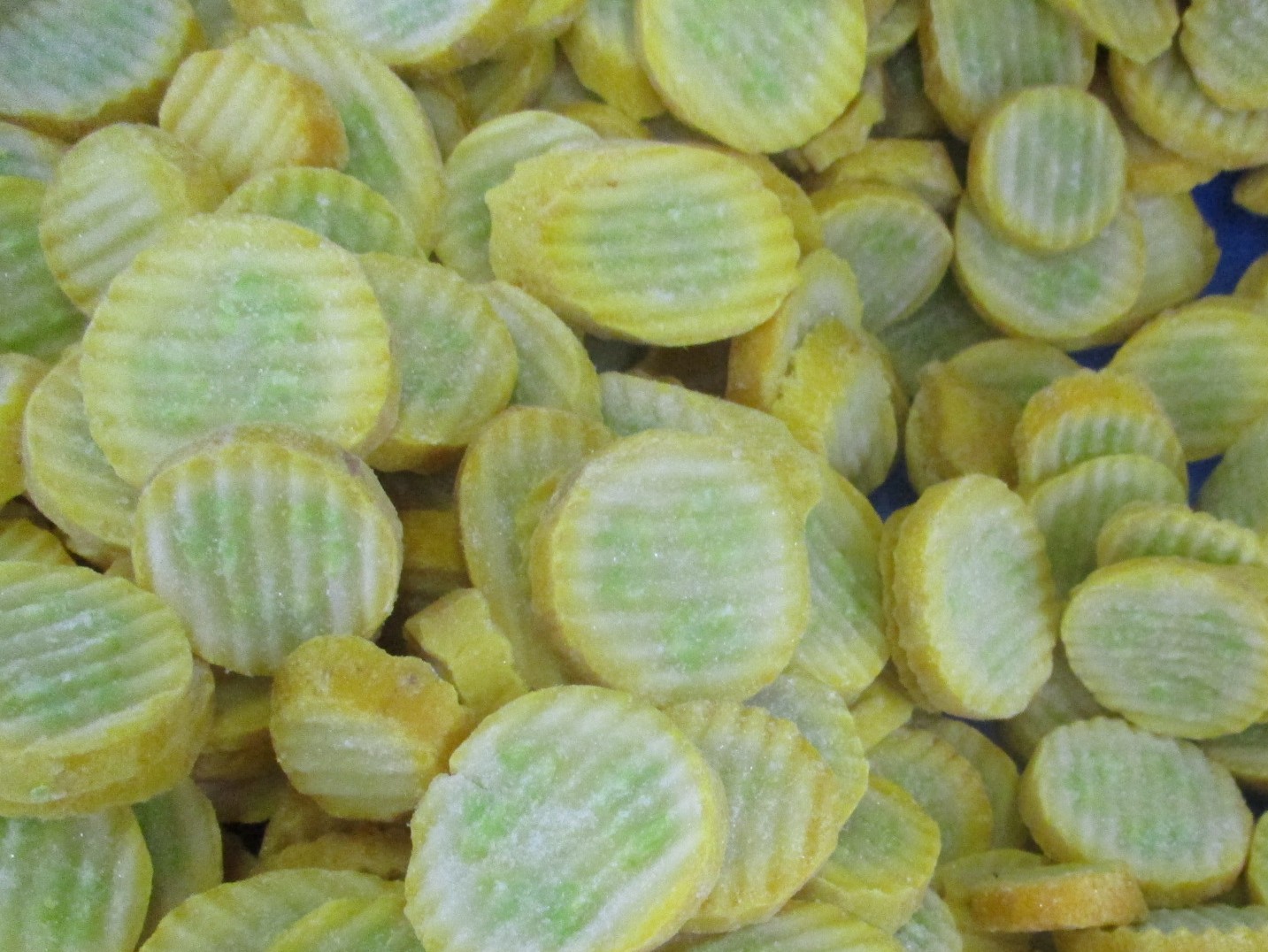 速冻黄西葫芦波纹片