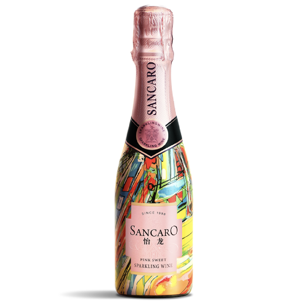 怡龙传统工艺桃红高泡葡萄酒甜型