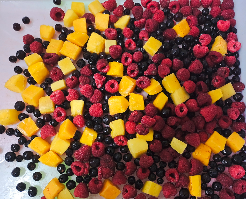 速冻混合水果