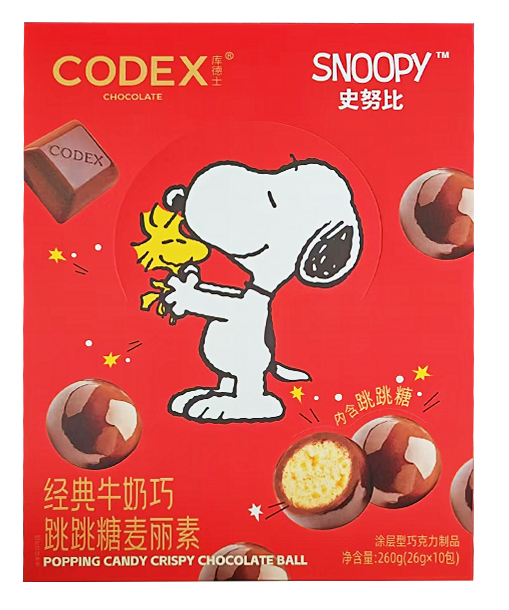 經(jīng)典牛奶巧跳跳糖麥麗素260克