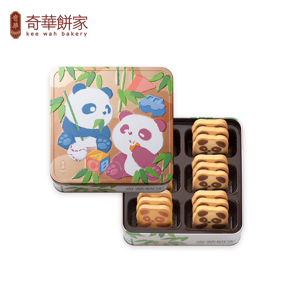 奇華小兩口熊貓寶寶曲奇餅干（禮盒裝）