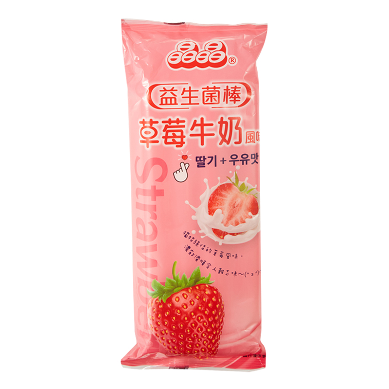 晶晶草莓牛奶味益生菌棒680g