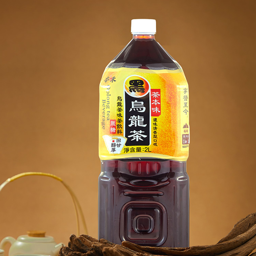 茶本味黑烏龍茶味茶飲料(無(wú)糖)2L
