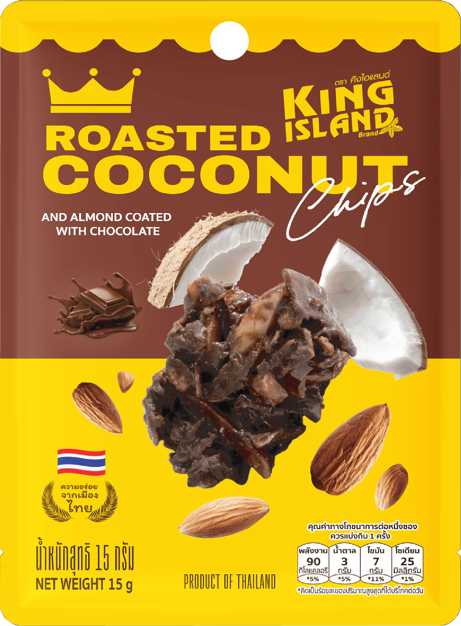 杏仁巧克力椰子片