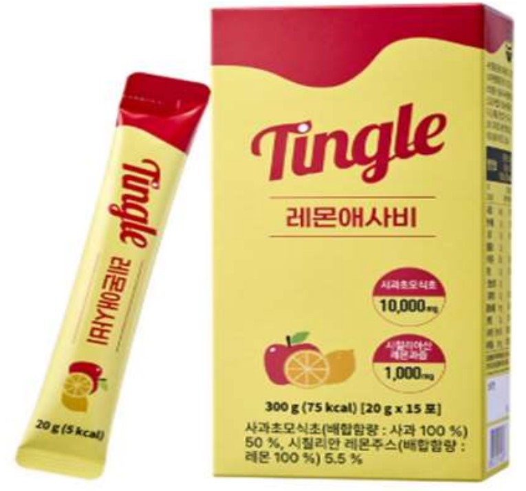 Tingle 檸檬蘋果醋棒