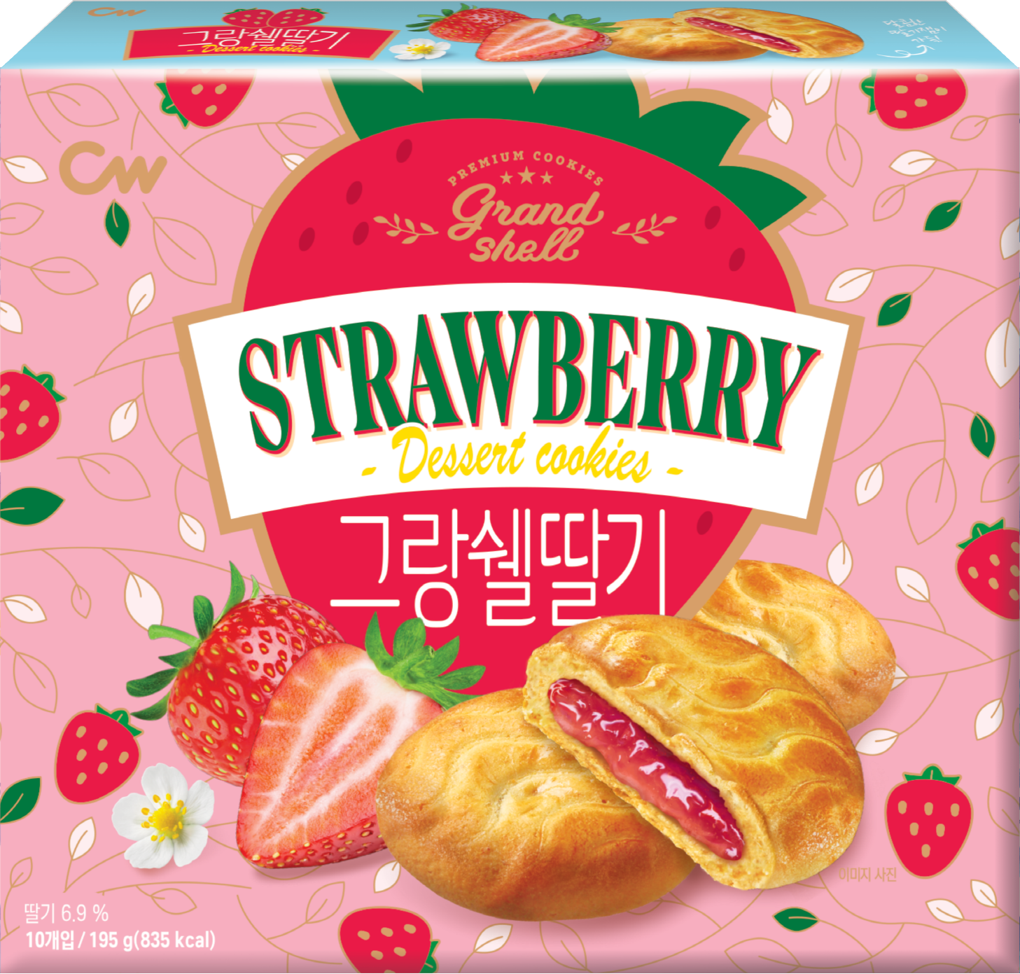 草莓味夾心餅干