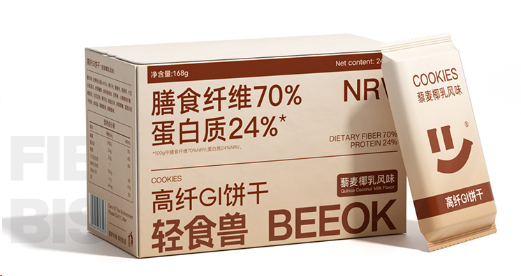 輕食獸 高纖GI餅干(黎麥椰乳)168g