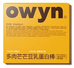 owyn多肉芒芒豆乳蛋白棒20g(30g*4)