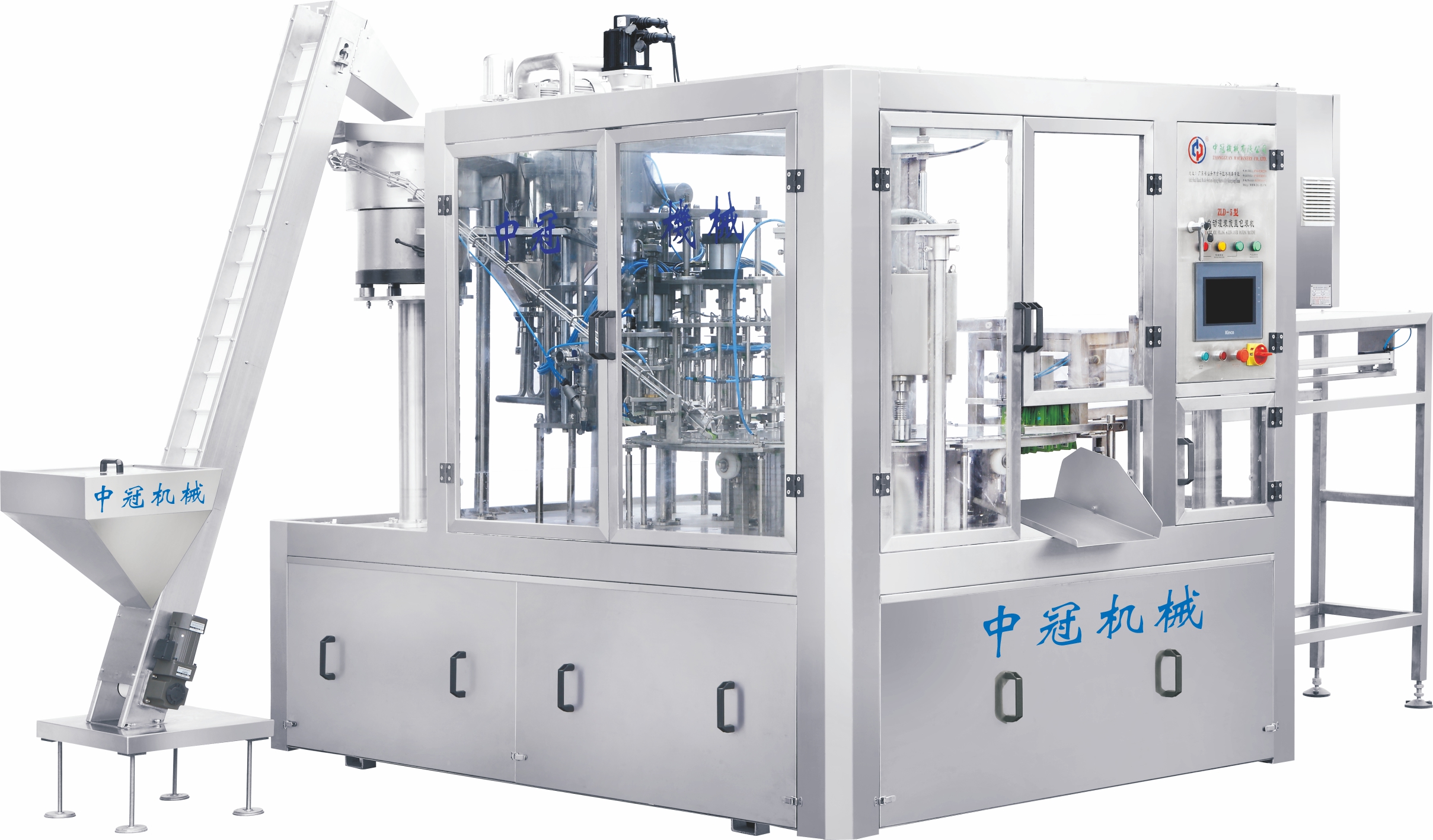 全自動(dòng)自立袋灌裝旋蓋機(jī)