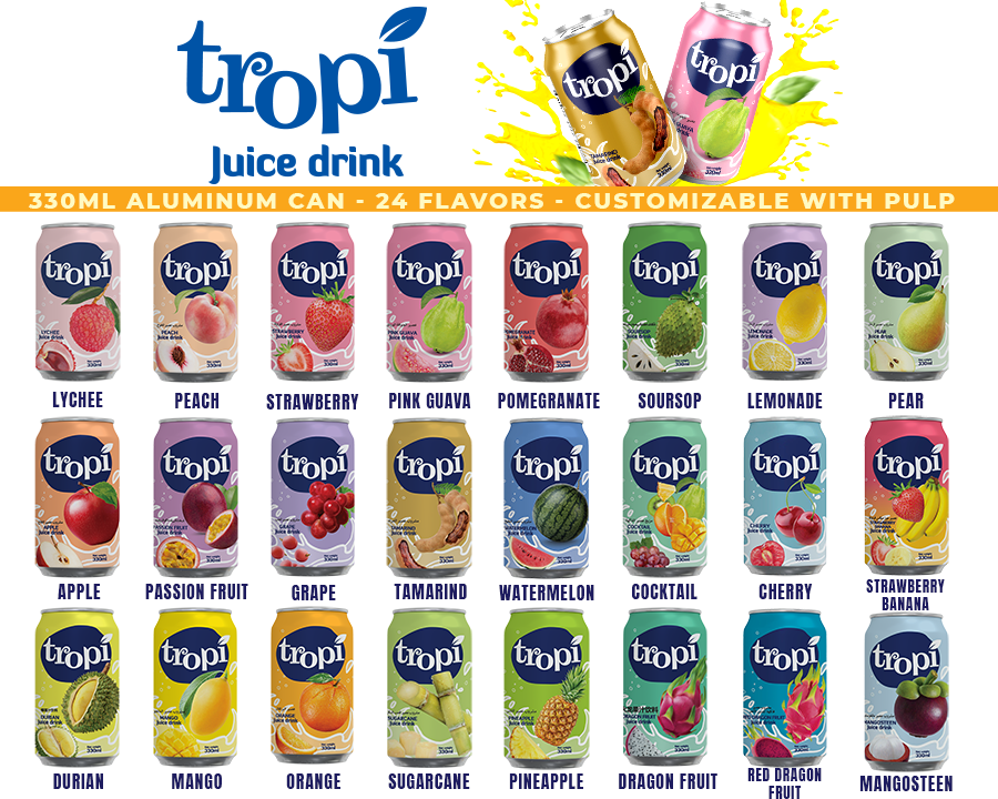 TROPI 果汁罐