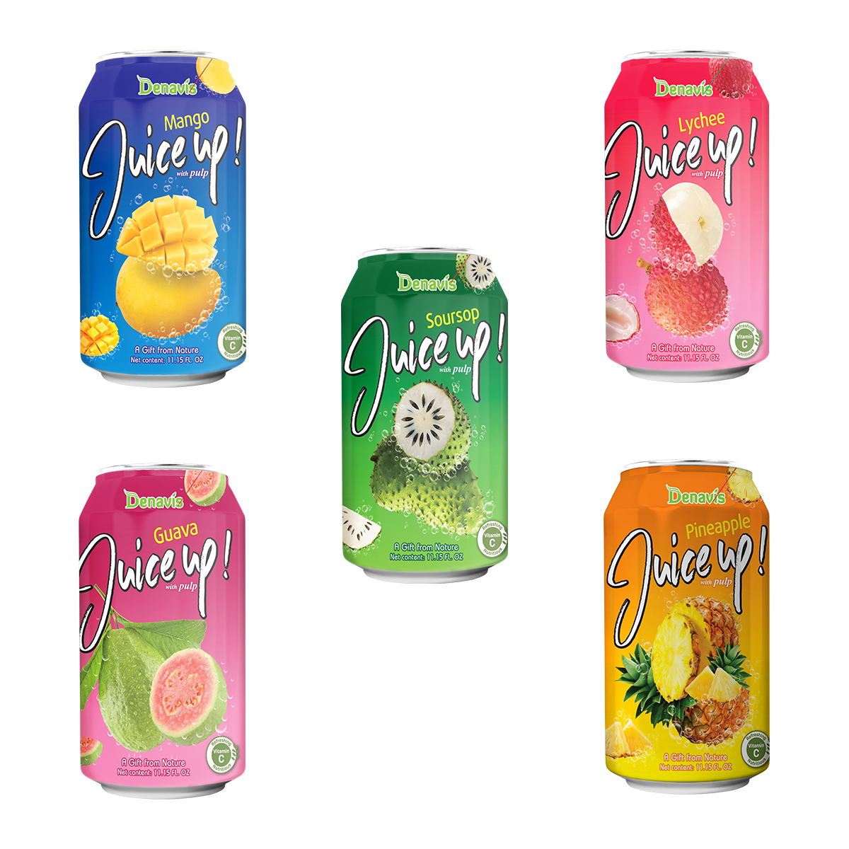 DENAVIS 果汁罐（帶果肉）