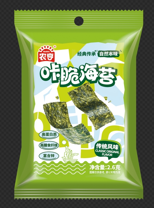 2.6克農(nóng)亨咔脆海苔（傳統(tǒng)風(fēng)味）