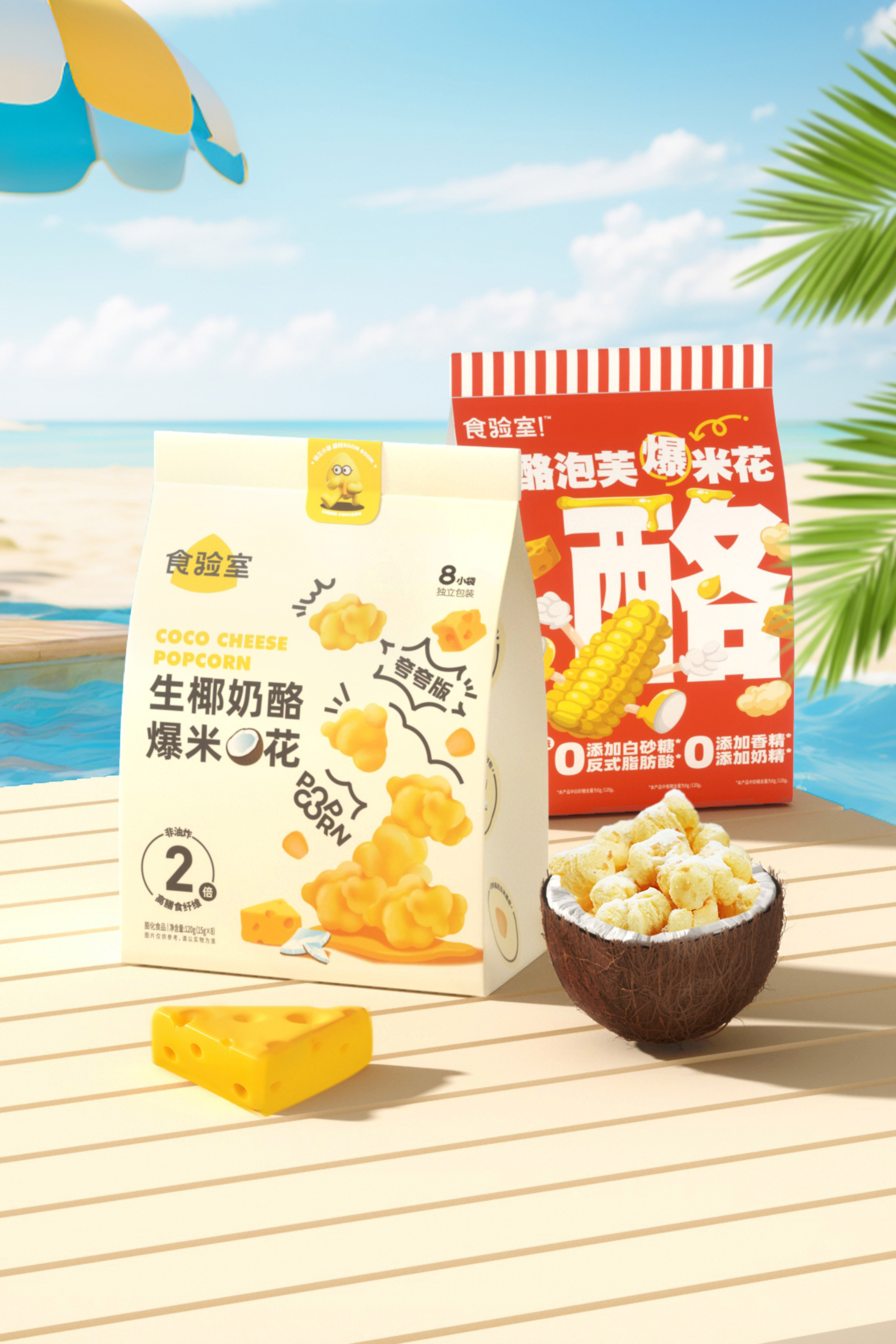 食验室奶酪泡芙爆米花