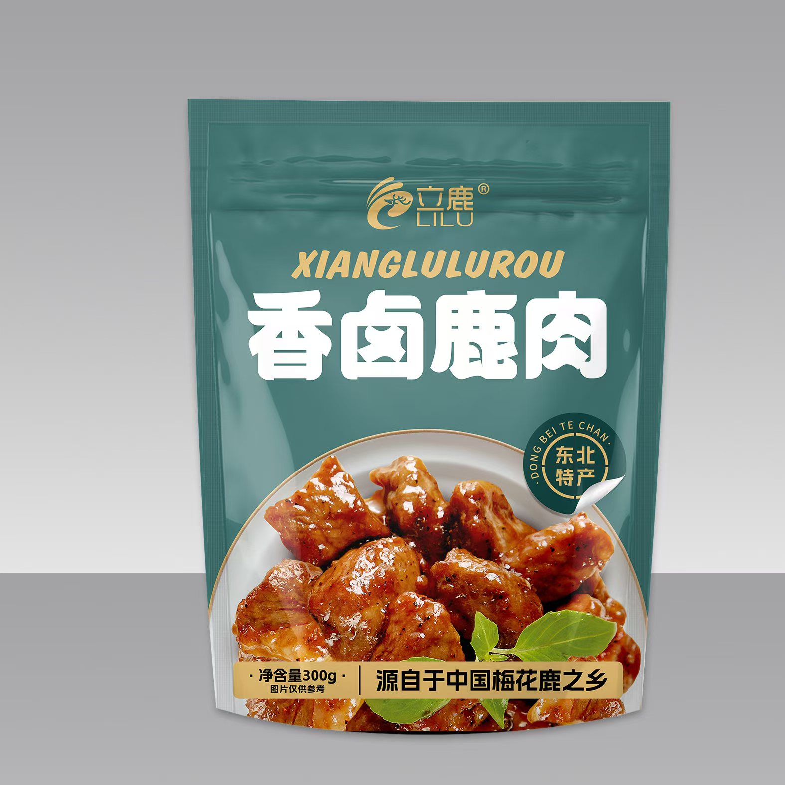 香鹵鹿肉300克
