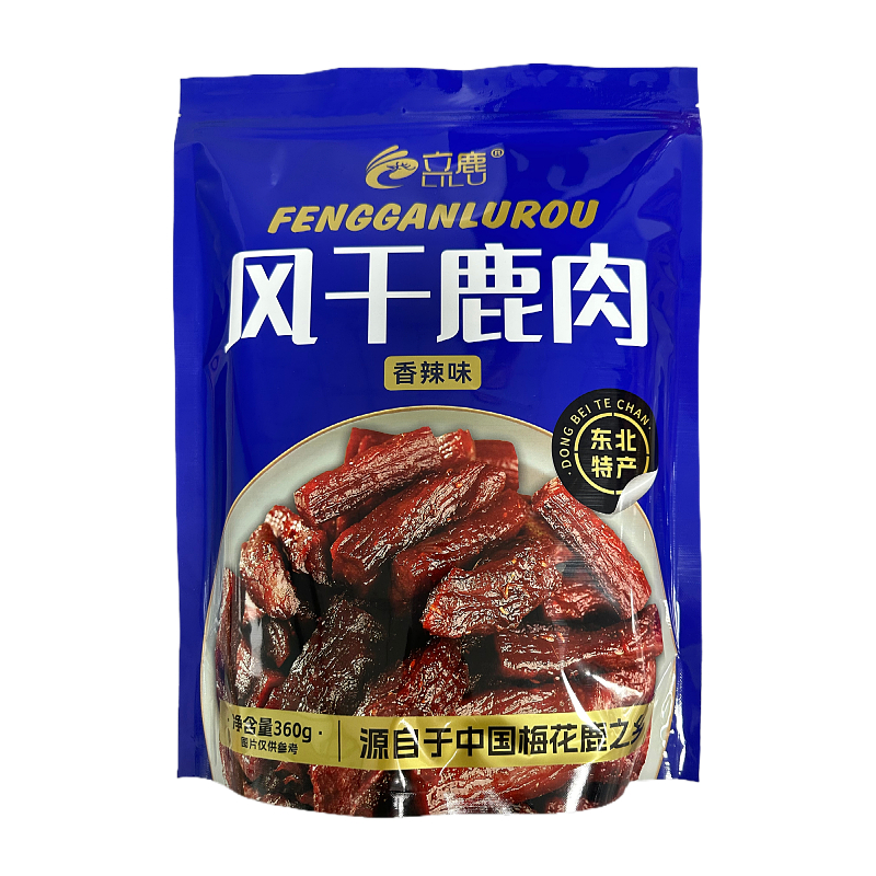 風(fēng)干鹿肉（香辣味）360克