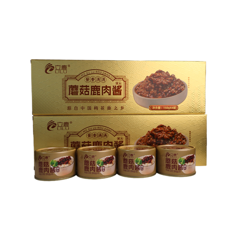 蘑菇鹿肉醬4罐禮盒裝