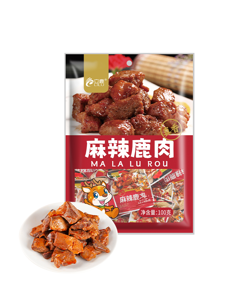 麻辣鹿肉100克