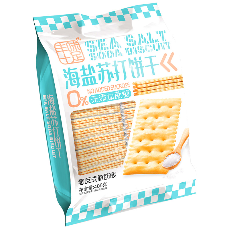 豐味十足海鹽味蘇打餅干