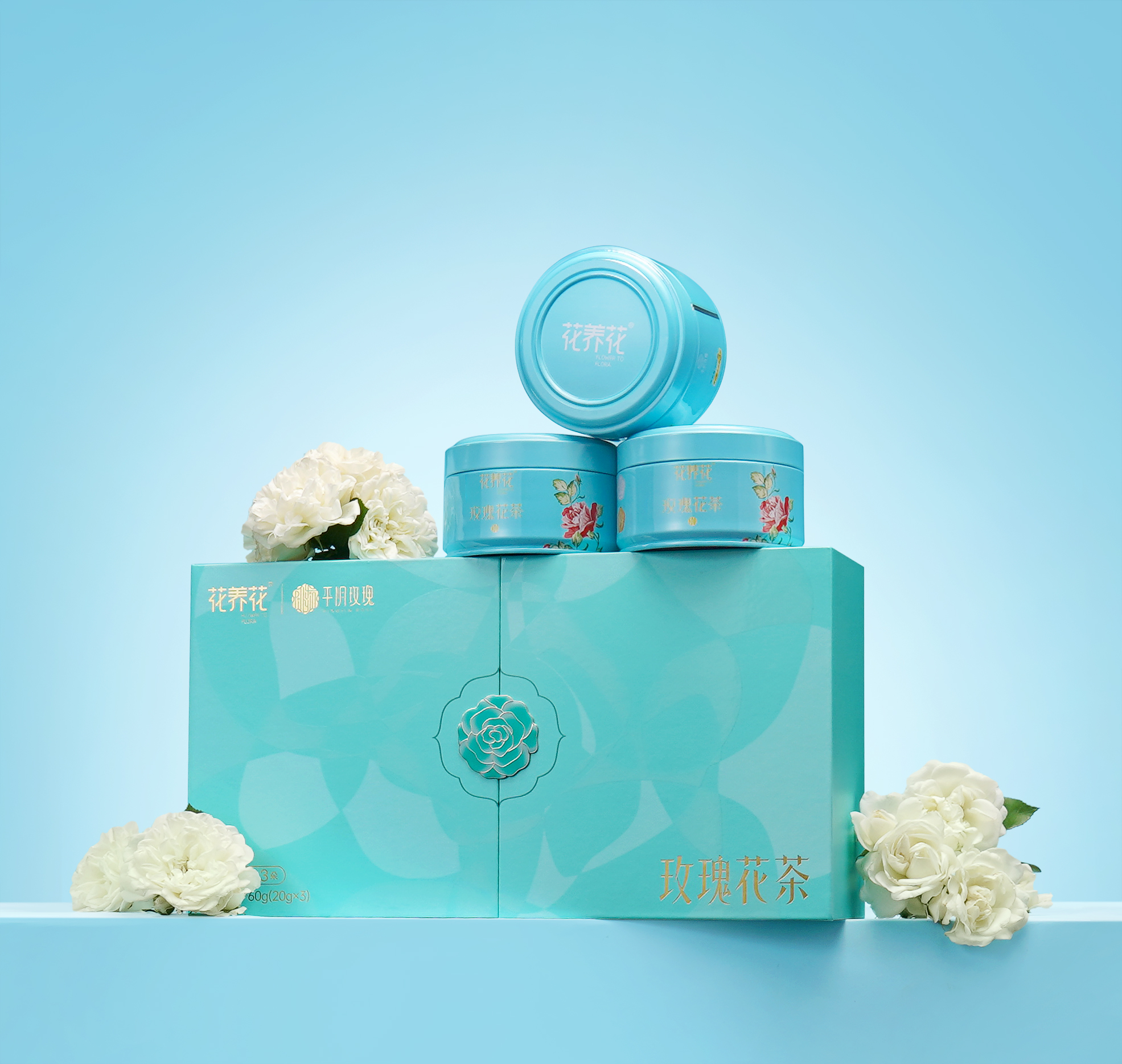 玫瑰低溫烘干花茶