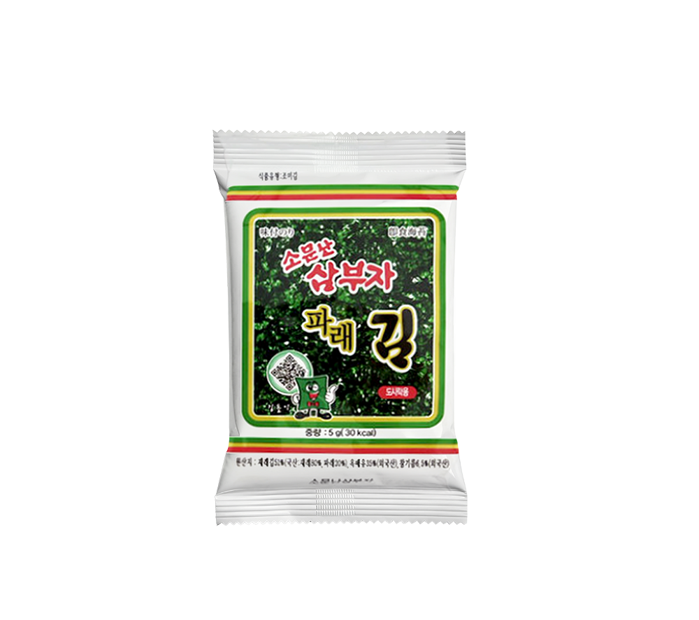 含海青菜的調(diào)味海苔