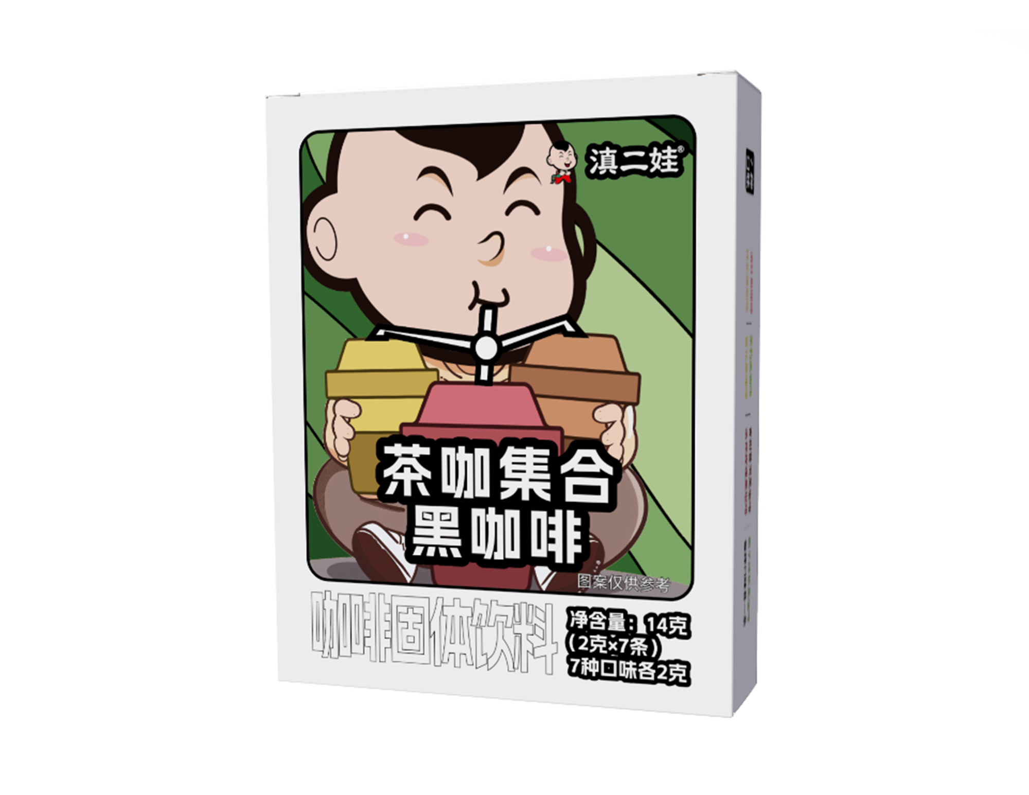 14克/盒七種口味茶咖集合裝