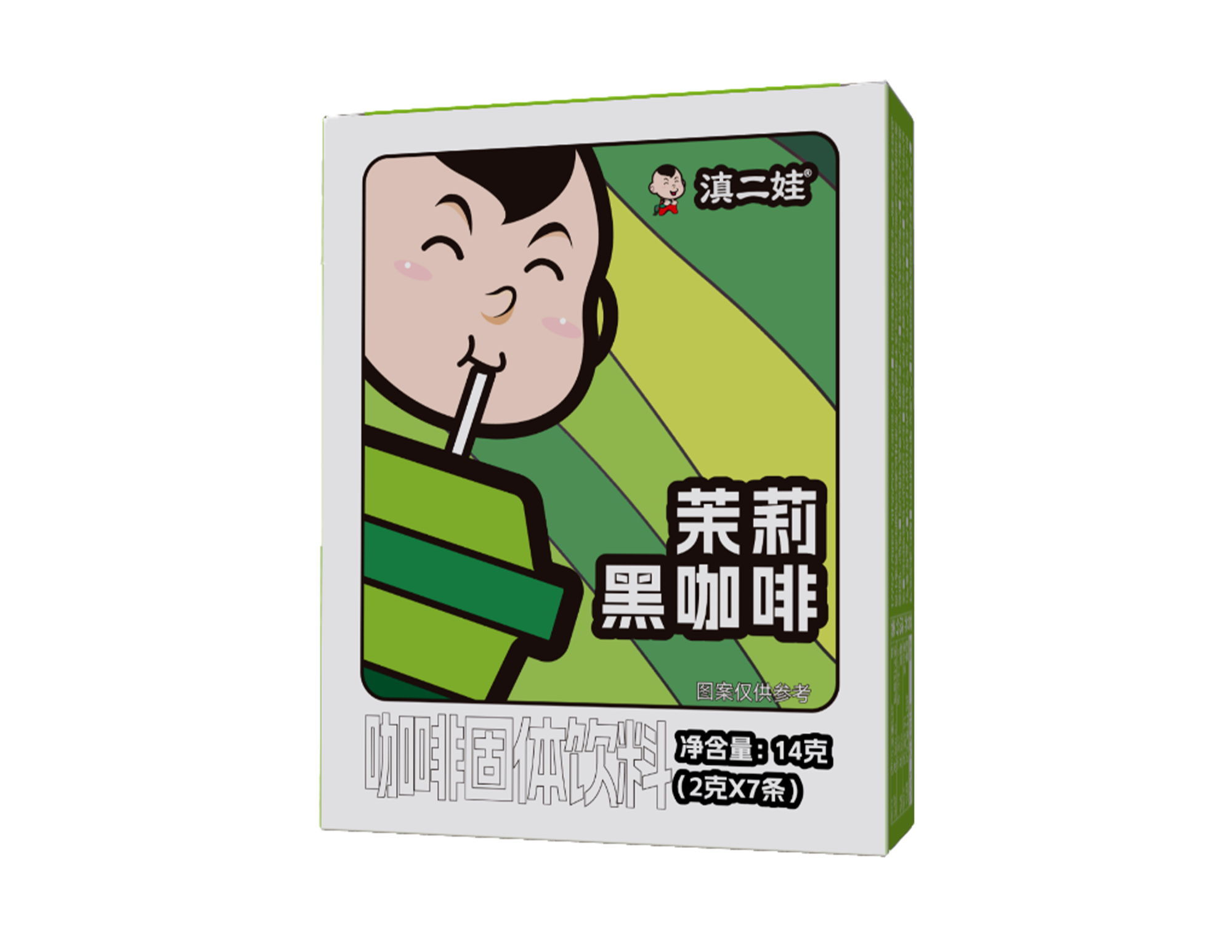 14克/盒茉莉黑咖啡