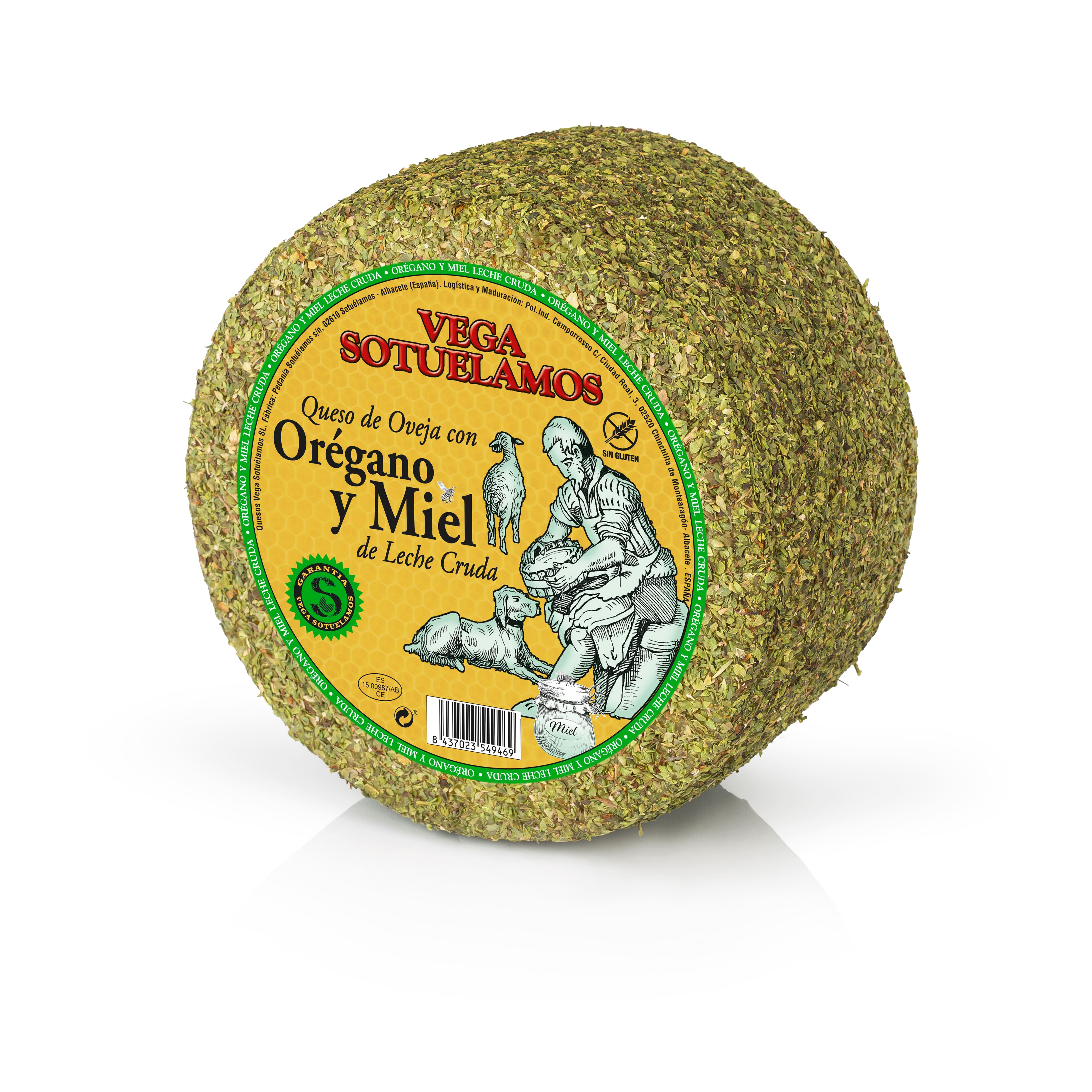 羊奶酪配牛至和蜂蜜