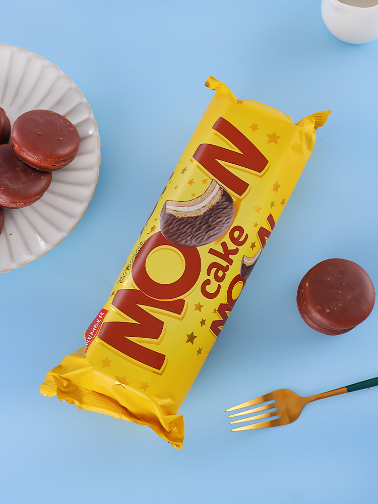 "克麥殼沃牌  棉花糖巧克力涂層蛋糕(牛奶味)"