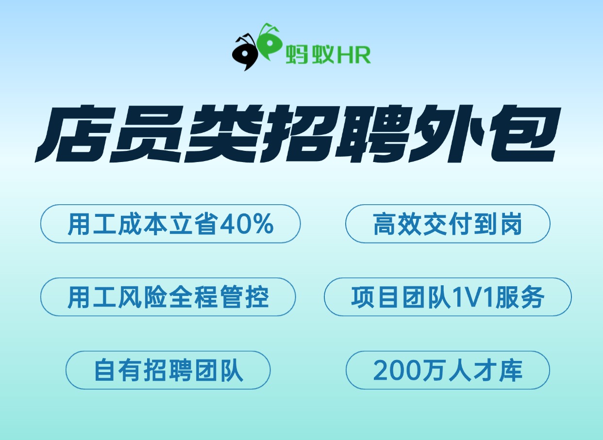 店員類招聘外包