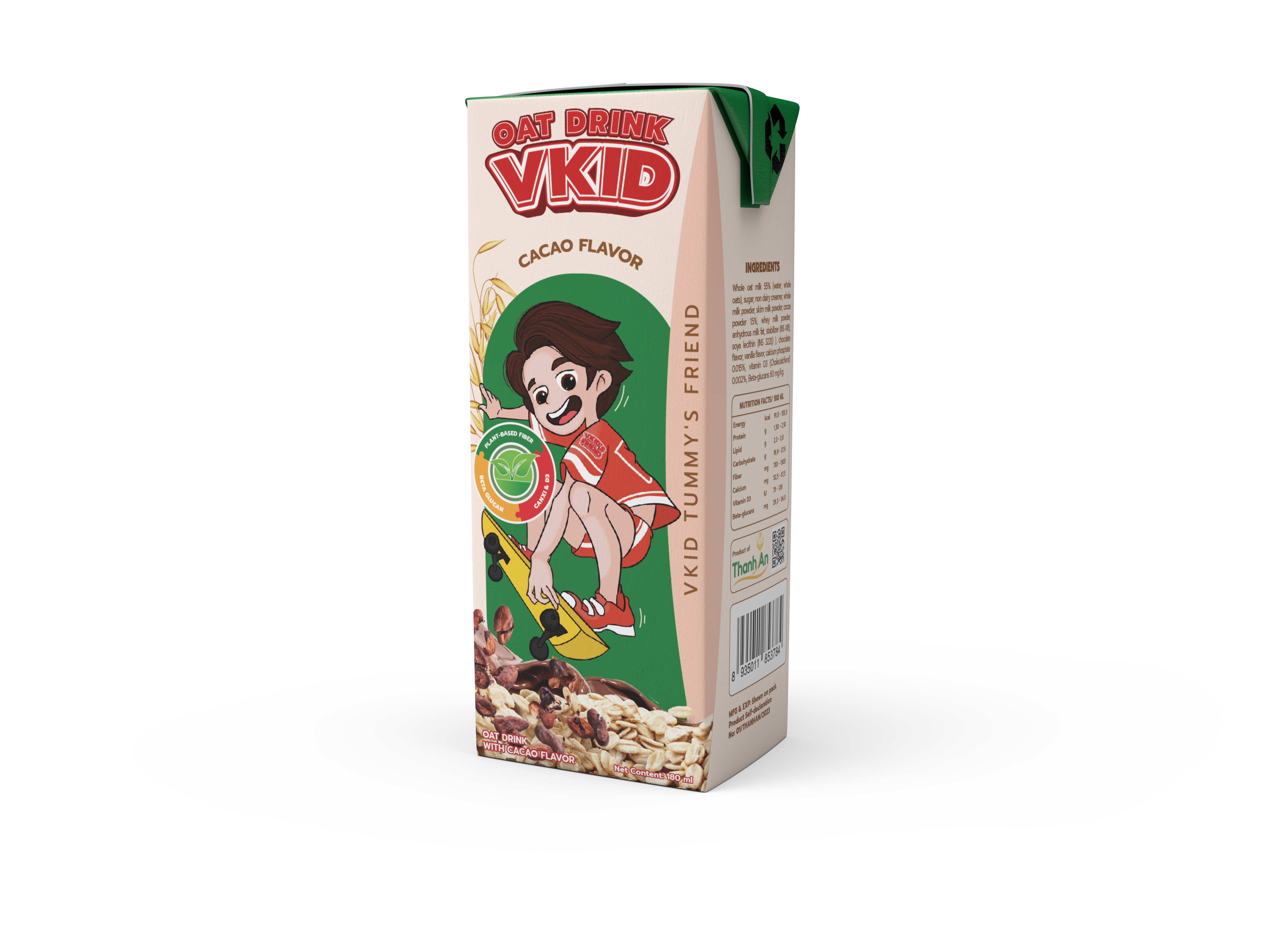 可可味VKID 燕麥飲料