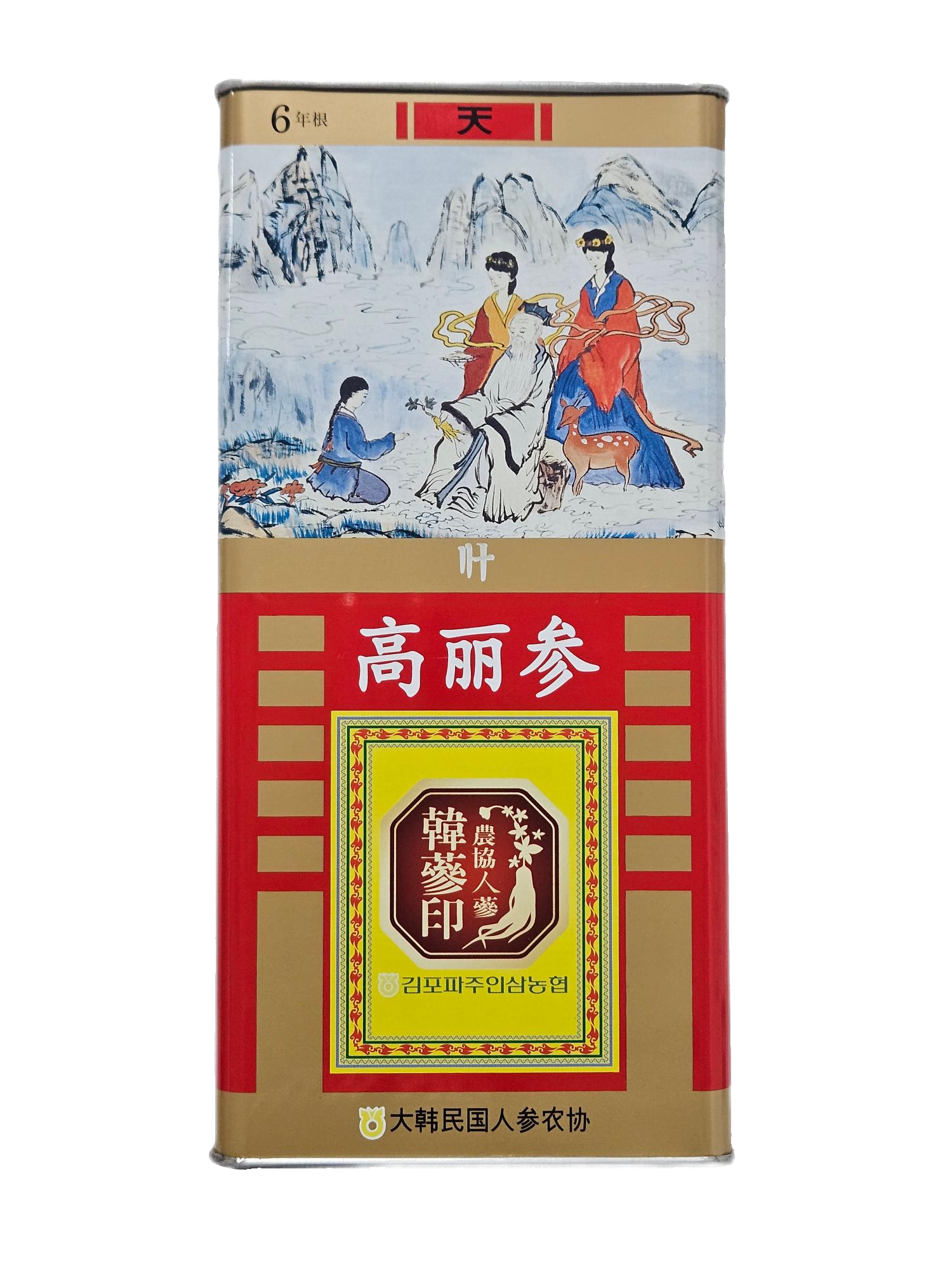 韓參印高麗參6年根天參