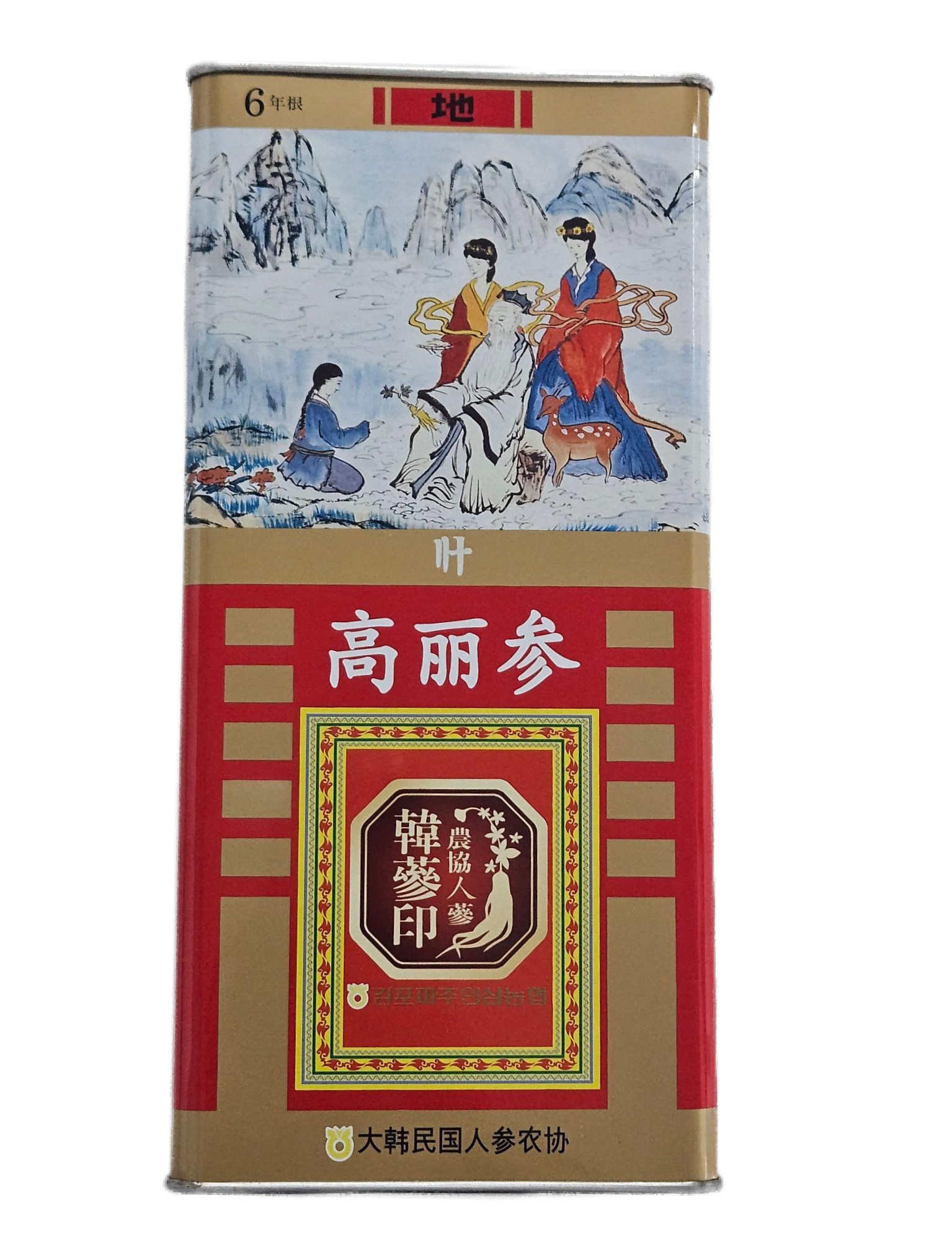 韓參印高麗參6年根地參