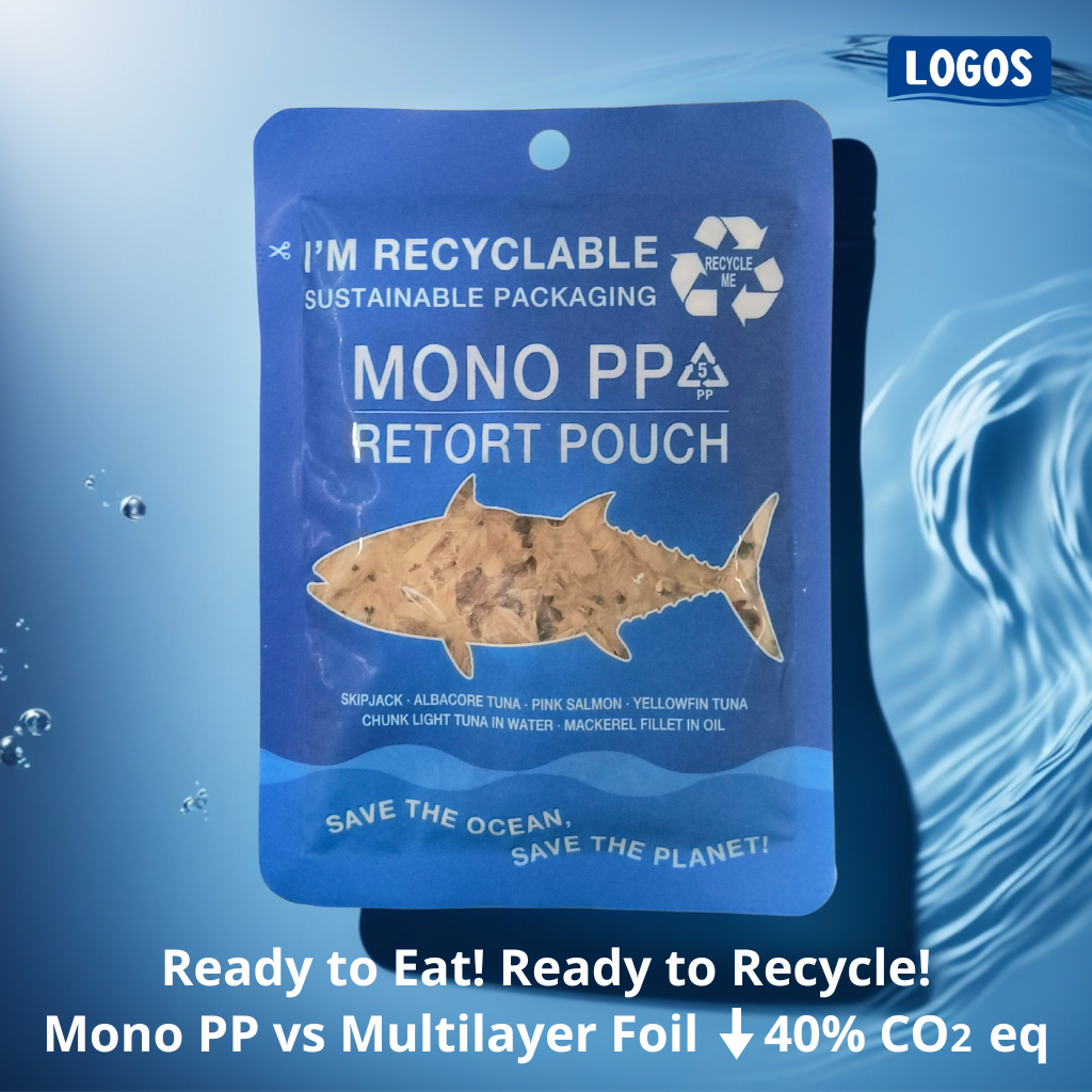 單一可回收PP高溫蒸煮袋