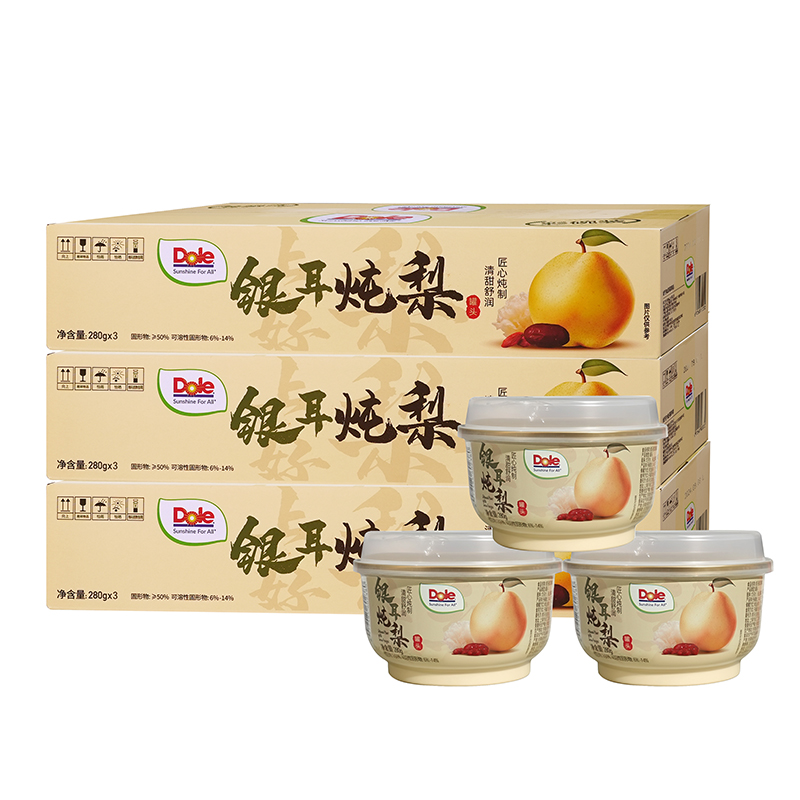都乐银耳炖梨280g*3