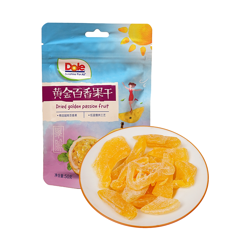 都乐黄金百香果干50g