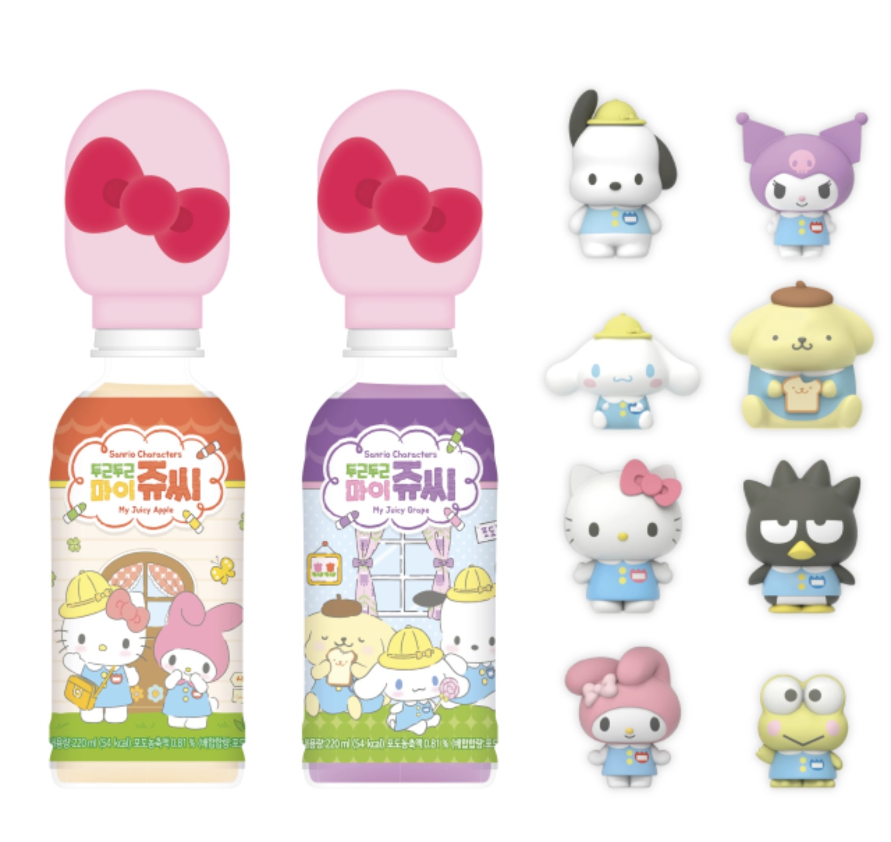 三麗鷗Mu juicy 果汁（葡萄味、蘋(píng)果