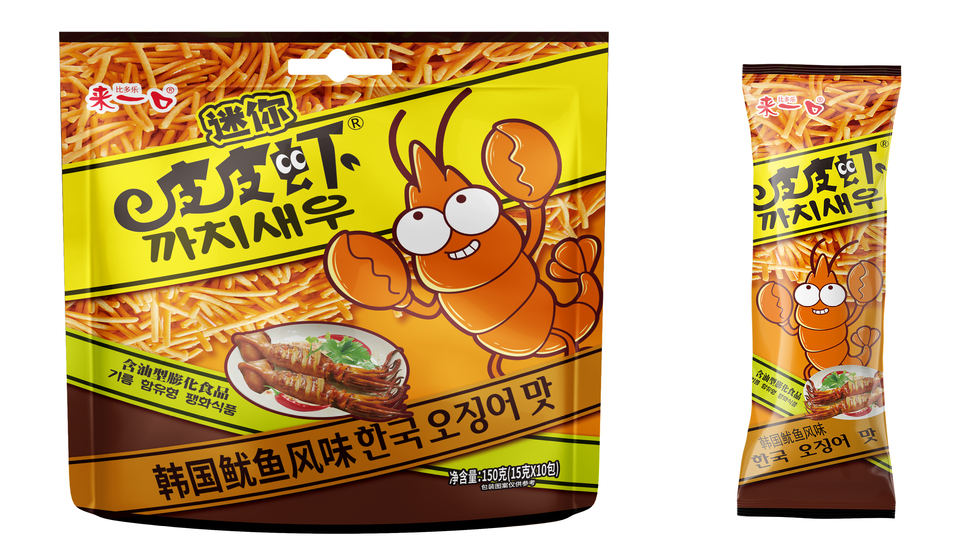 迷你皮皮虾韩国鱿鱼风味