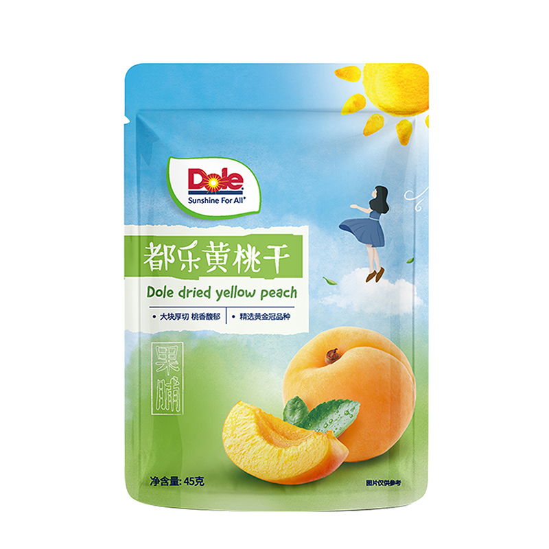 都乐黄桃干45g