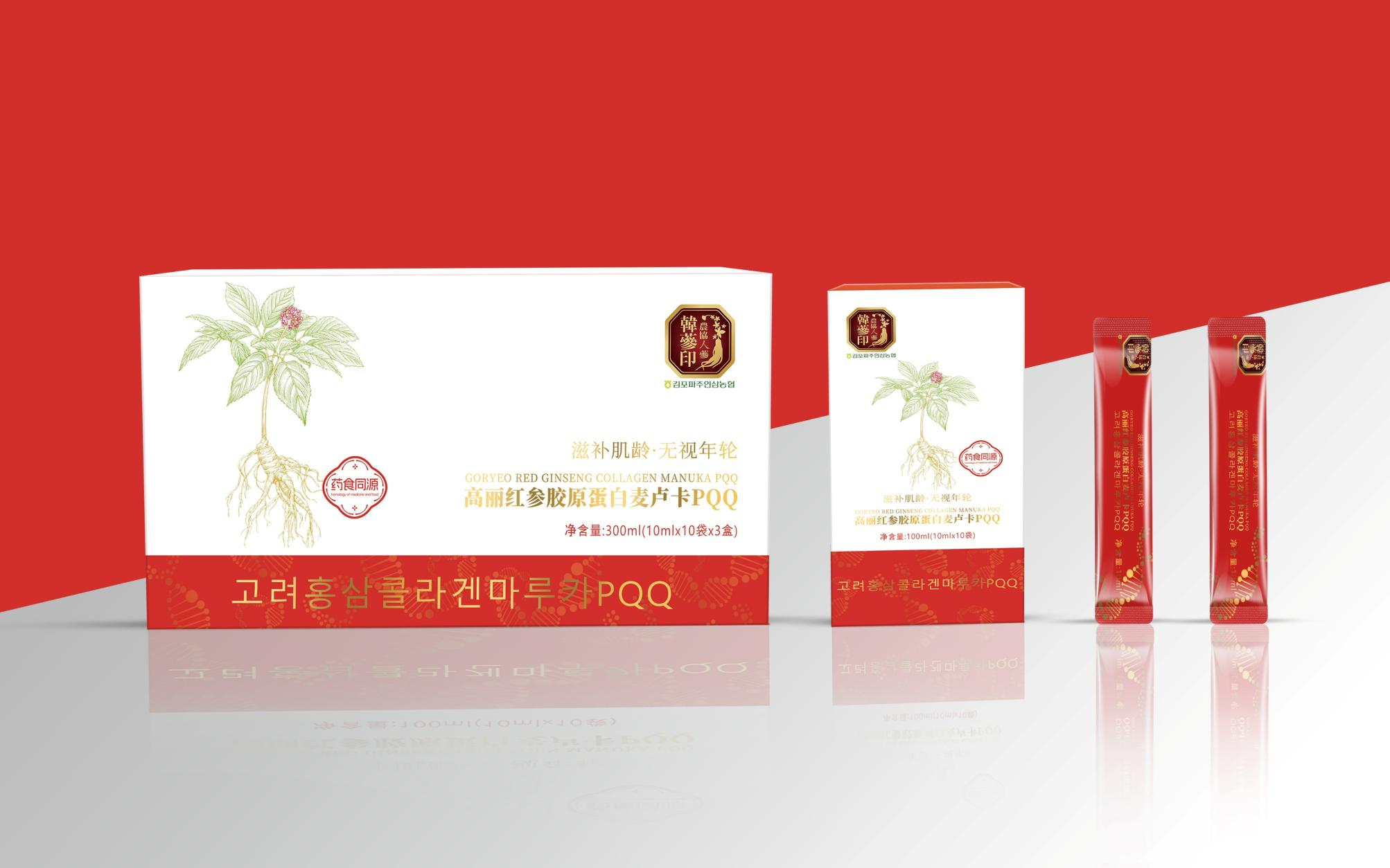 高麗紅參膠原蛋白麥盧卡PQQ