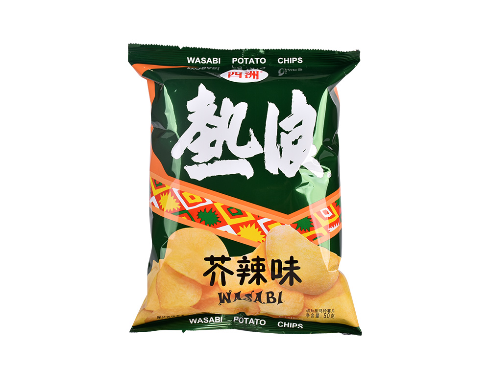 四洲熱浪芥辣味薯片50g