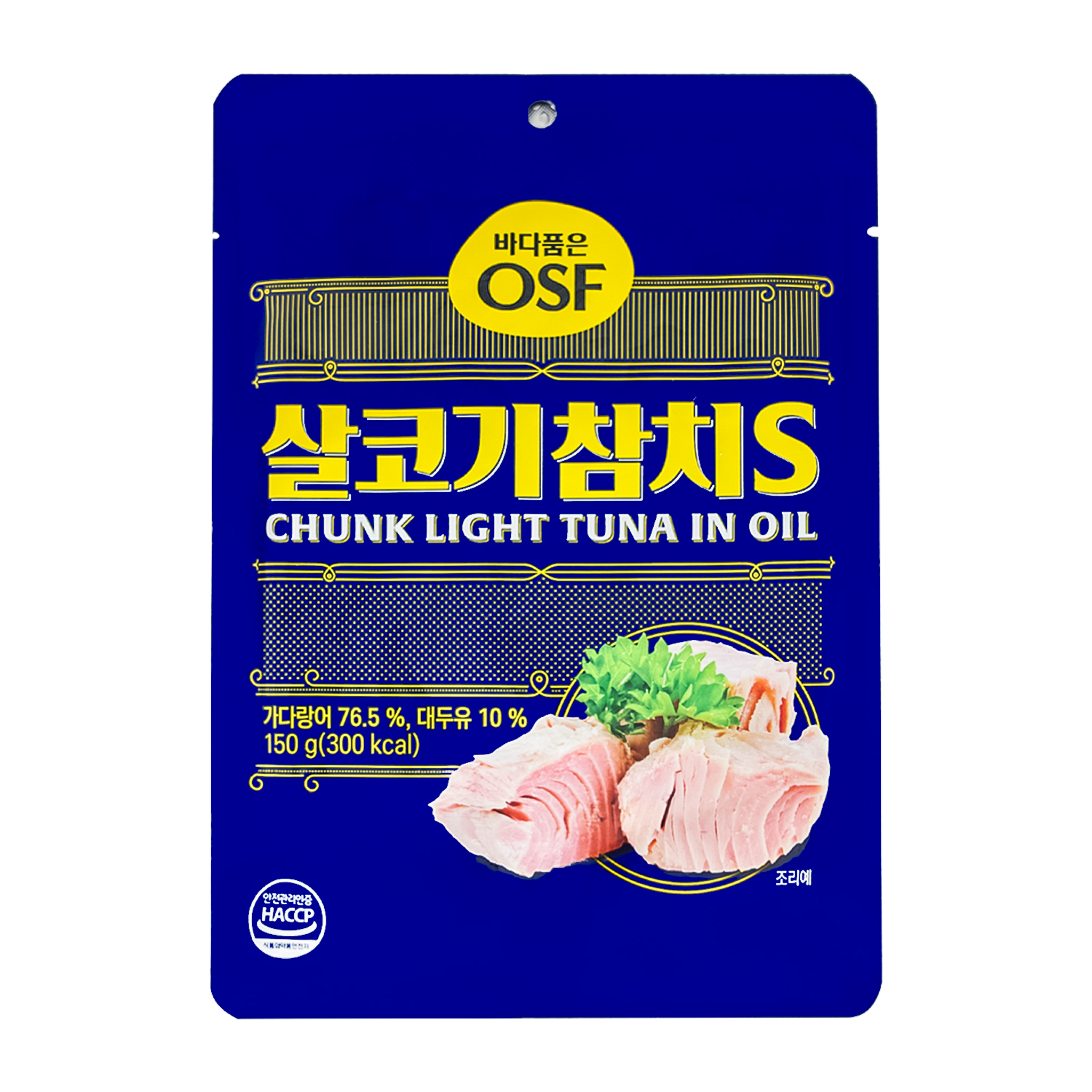OSF袋裝原味金槍魚罐頭 S 150g