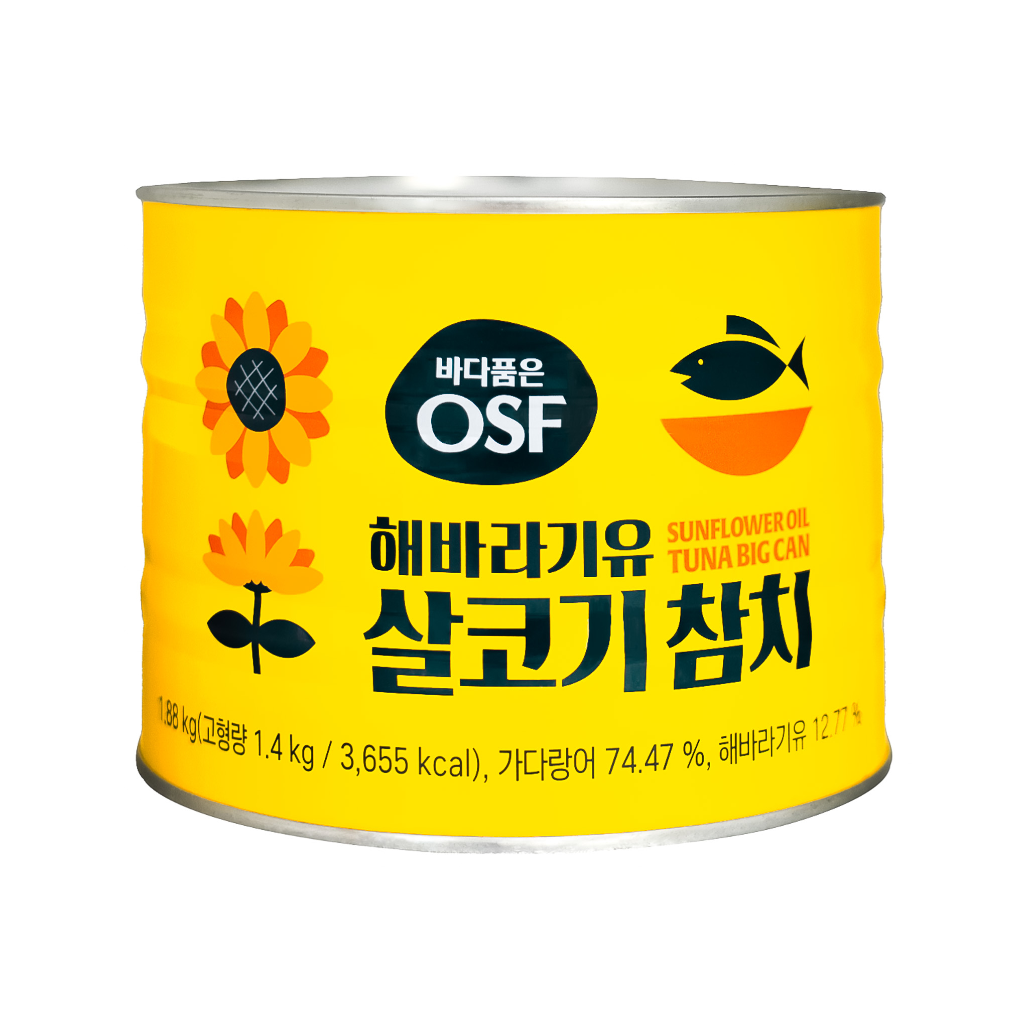 OSF葵花籽油金槍魚罐頭 1.88kg