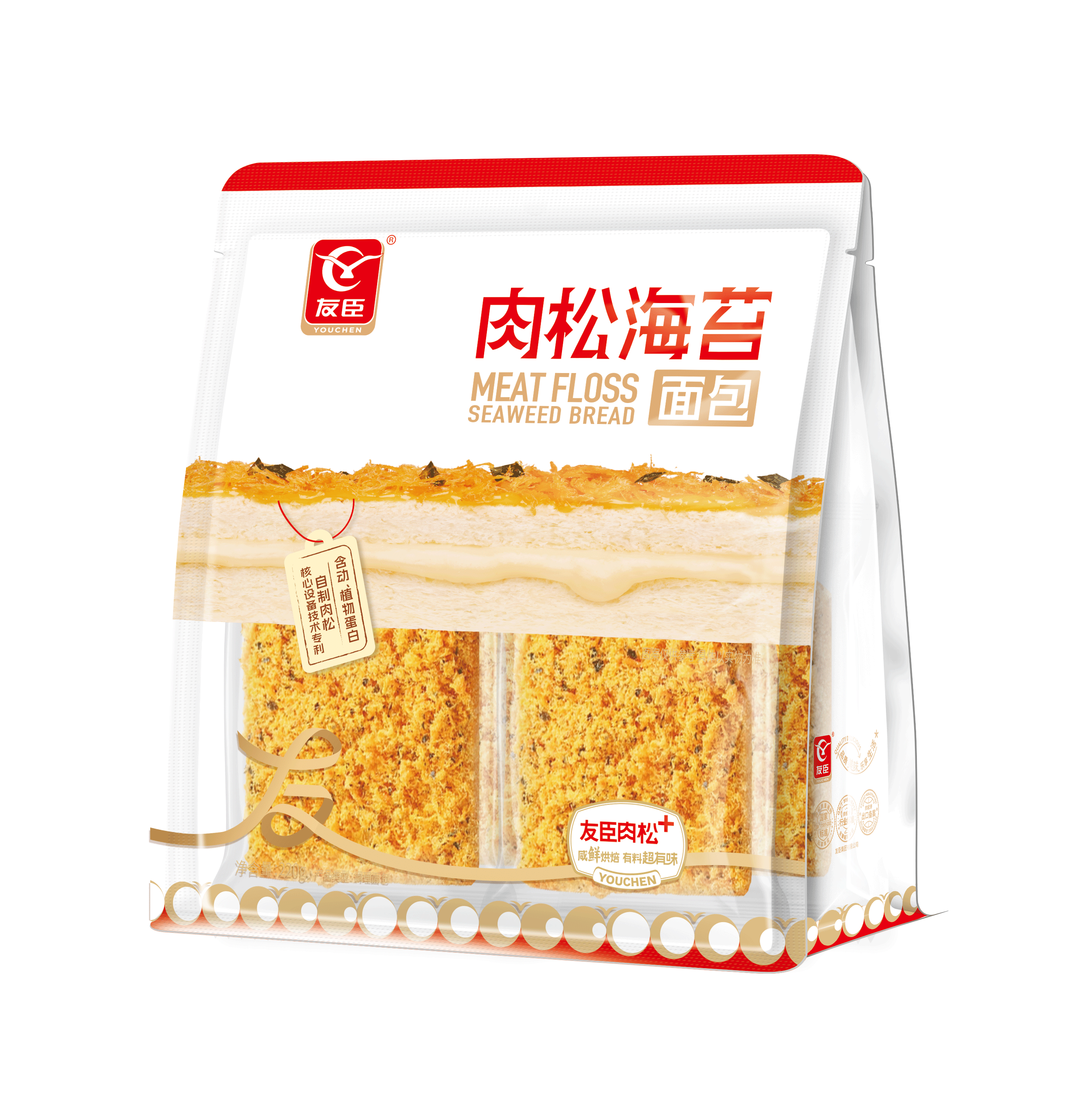 友臣肉松海苔面包