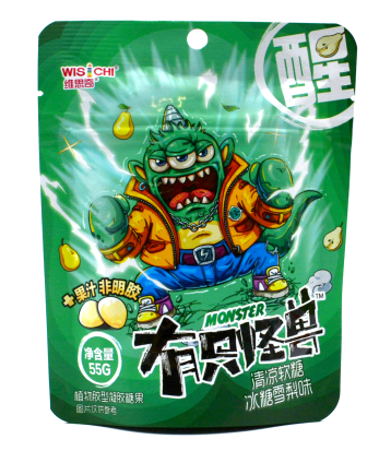55克有只怪獸清涼冰糖雪梨糖