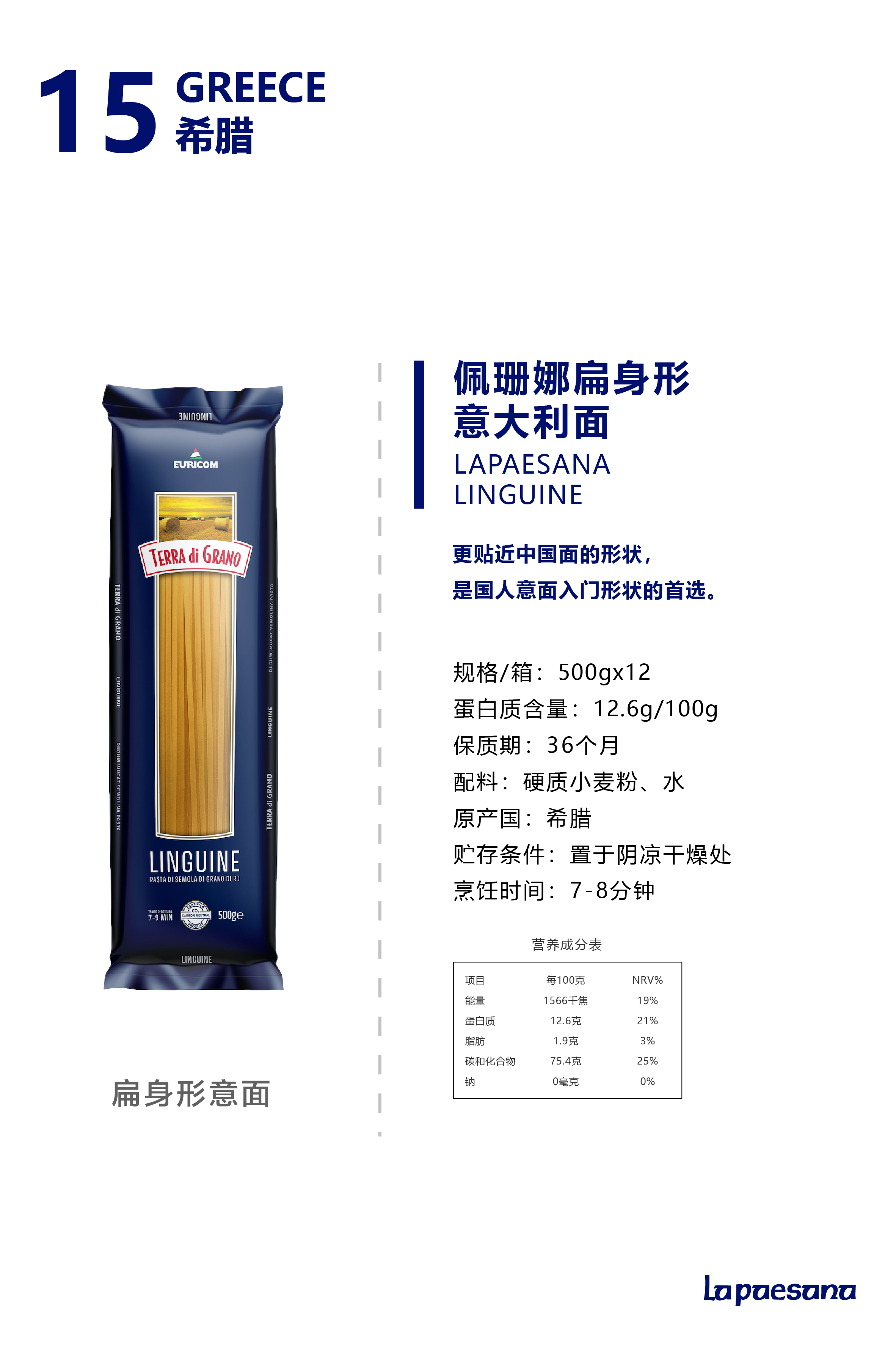 佩珊娜扁身形意大利面