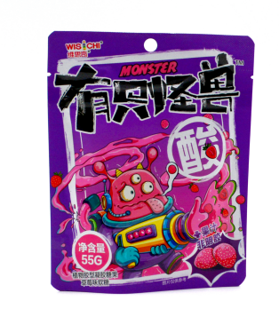 55g有只怪獸酸草莓味軟糖