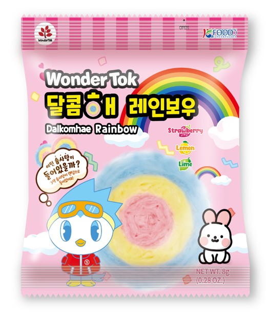 Dalkomhae rainbow cotton candy