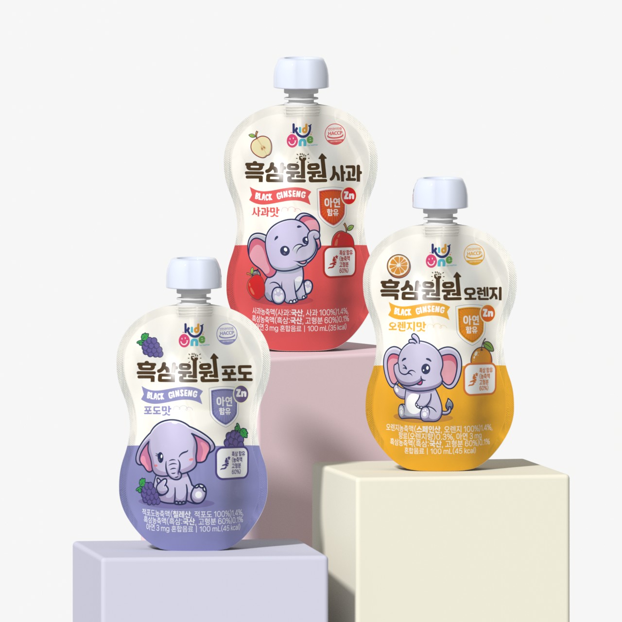 [KID ONE] 黑參元元（三款兒童飲品）