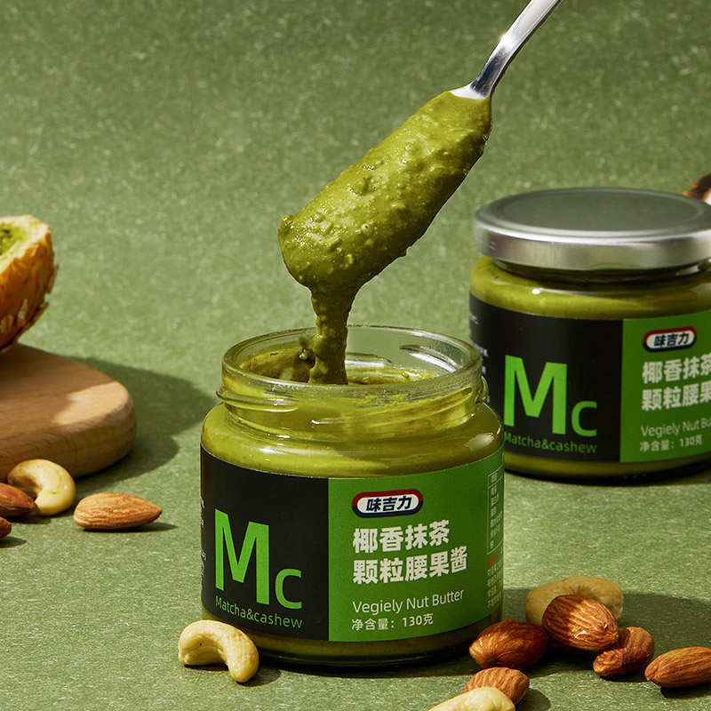 味吉力椰香抹茶坚果酱